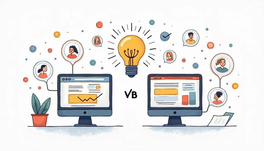 a/b testing google ads landing pages